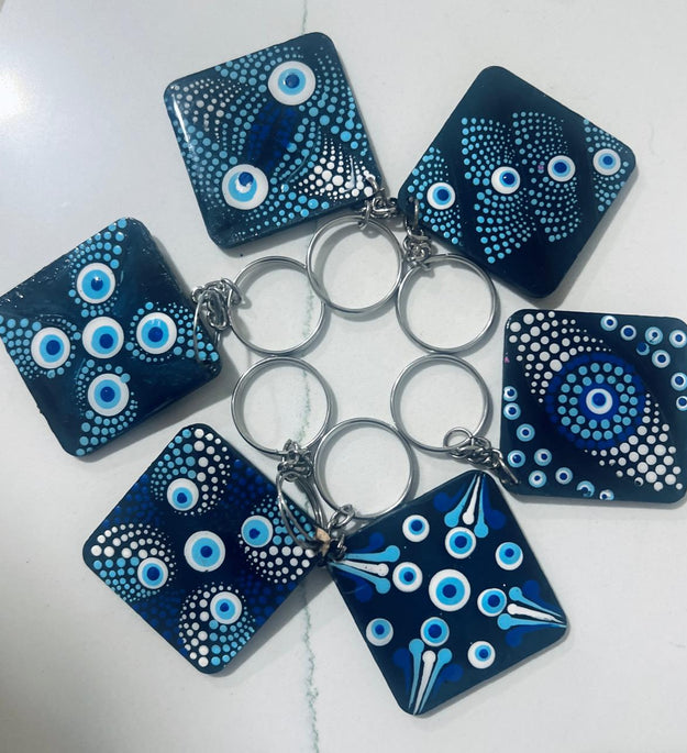 Evil Eye Keyrings