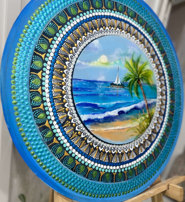 Ocean Dot Mandala