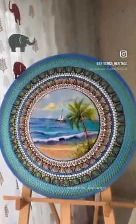 Ocean Dot Mandala