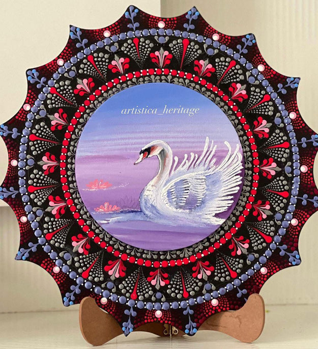 Swan Dot Mandala